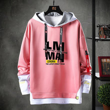 Contrast Color Streetwear Hoodies