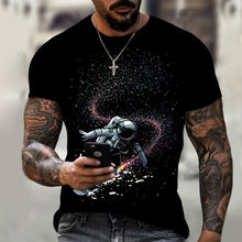 Space & Astronaut design men T-shirt