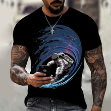 Space & Astronaut design men T-shirt