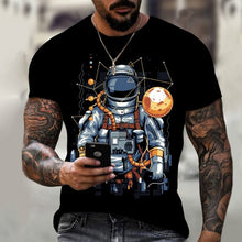 Space & Astronaut design men T-shirt