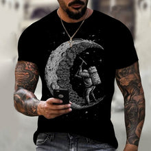 Space & Astronaut design men T-shirt