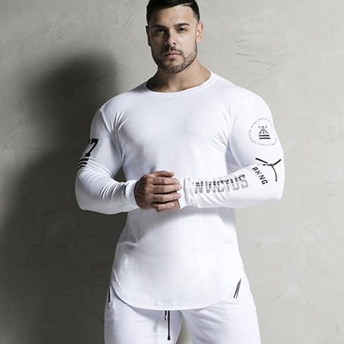 Men Bodybuilding Long sleeve t-shirt